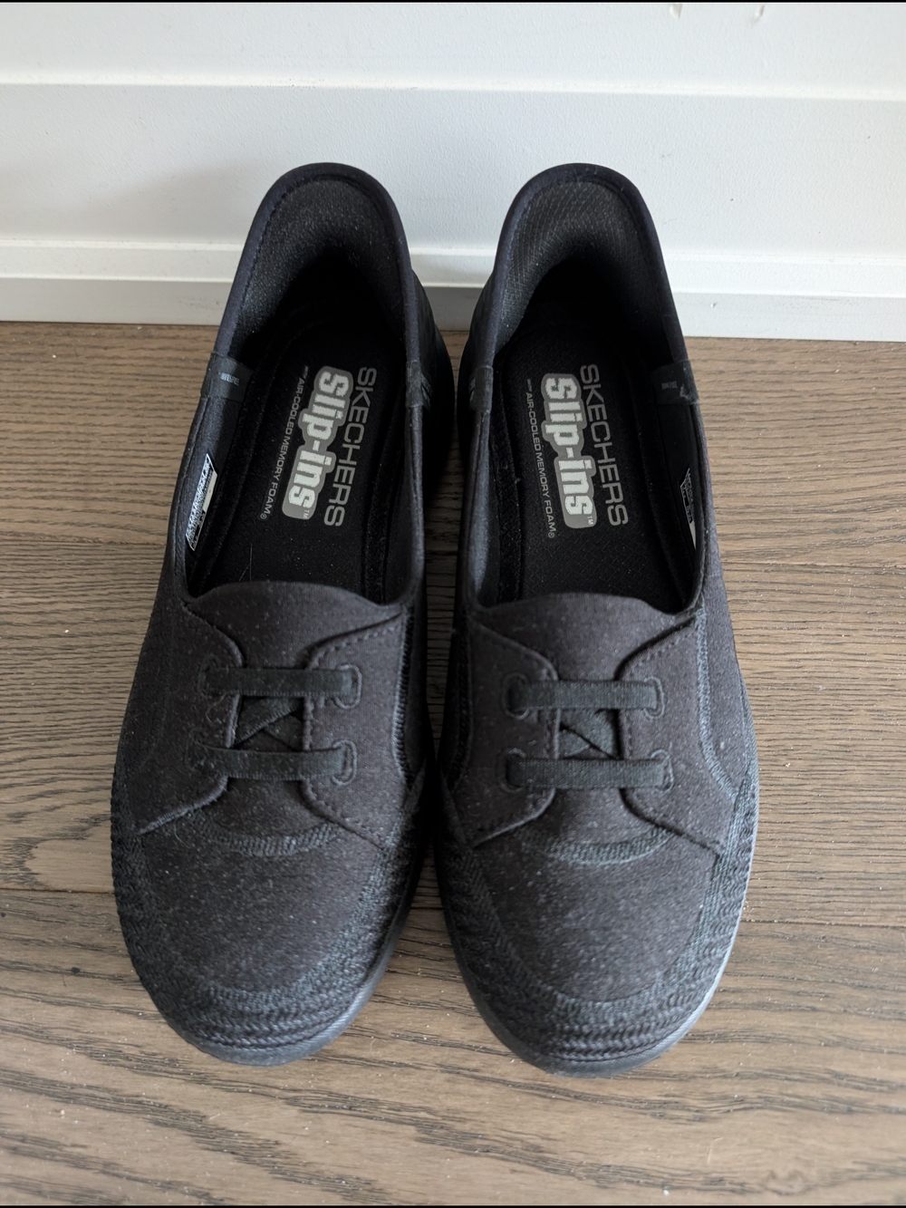 Skechers Black Slip-Ins Lightweight Casual Loafers